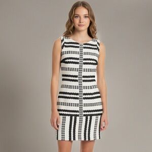 Karen Millen Striped Knit Dress size 4 - My Fashion Stash,